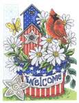 Click for more details of Patriotic Welcome (cross stitch) by Imaginating