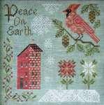 Click/tap for more details of Peace on Earth (cross stitch) by Cottage Garden Samplings