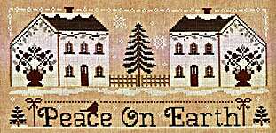 Click/tap for more details of Peace on Earth (cross stitch) by Little House Needleworks