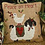 Click for more details of Peace on Heart (cross stitch) by Mani di Donna