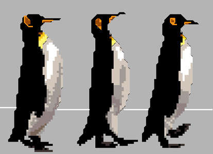 Click for more details of Penguins 3 (cross stitch) by Anne Peden