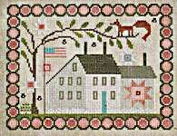 Click for more details of Penny Spring (cross stitch) by Plum Street Samplers