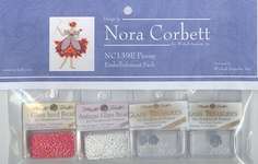 Click/tap for more details of Peony Embellishment Pack (beads and treasures) by Nora Corbett
