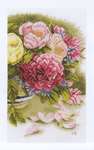 Click for more details of Peony Roses (cross stitch) by Marjolein Bastin
