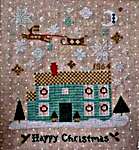 Click/tap for more details of Peppermint House (cross stitch) by Cosford Rise