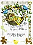 Click/tap for more details of Perfect Gift (cross stitch) by Imaginating