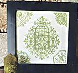 Click/tap for more details of Perfect Peridot (cross stitch) by From The Heart