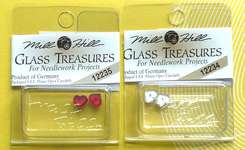 Petite Flat Heart Treasures - Petite Matte Crystal 7/8 mm