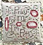 Click/tap for more details of Petty (cross stitch) by Lucy Beam