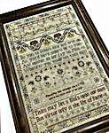 Click for more details of Philadelphia Vine 1755 (cross stitch) by The Scarlett House