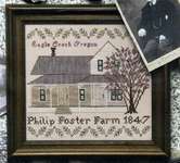 Click for more details of Philip Foster Farmhouse (cross stitch) by Heartstring Samplery