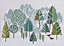 Click for more details of Pine Crossing (cross stitch) by Robin Pickens