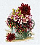 Click for more details of Pink Blush Bouquet (cross stitch) by Lanarte