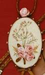 Click for more details of Pink Flower Pendant (cross stitch) by Riolis