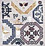 Click/tap for more details of Pirate Quaker (cross stitch) by bendystitchy