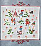 Click/tap for more details of Pixie Children Advent Calendar (cross stitch) by Permin of Copenhagen