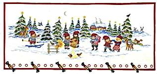 Click for more details of Pixies in the Snow Advent Calendar (cross stitch) by Eva Rosenstand