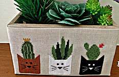 Click/tap for more details of Plant Pawts (cross stitch) by Darling and Whimsy