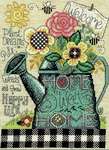 Click/tap for more details of Plant, Pull and Grow (cross stitch) by Imaginating