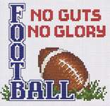 Click/tap for more details of Play Football (cross stitch) by Sue Hillis Designs