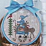 Click/tap for more details of Pluie D Etoiles (Raining Stars) (cross stitch) by Tralala