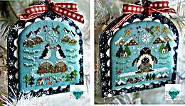 Click for more details of Polar Plunge Christmas Ornaments 2 (cross stitch) by Hands On Design