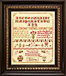 Click/tap for more details of Pollie Gay  1894 (cross stitch) by Hands Across the Sea Samplers