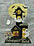 Click/tap for more details of Poltergeist Hotel (cross stitch) by Rosie and Me