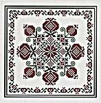 Click for more details of Pomegranate Square (cross stitch) by Happiness is Heart Made