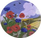 Click for more details of Poppies and Cornflowers (long-stitch) by Anchor