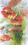 Click for more details of Poppies (cross stitch) by Lanarte