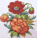 Click for more details of Poppies (cross stitch) by Permin of Copenhagen