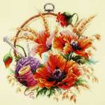 Click for more details of Poppies for Needlewoman (cross stitch) by Magic Needle