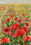 Click for more details of Poppies in Wheat Field (cross stitch) by Permin of Copenhagen