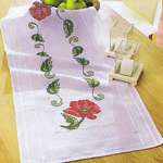 Click for more details of Poppies Table Covers (embroidery) by Deco-Line