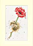 Click/tap for more details of Poppy Mouse Material Pack (cross stitch) by Bothy Threads