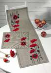 Click for more details of Poppy Table Mats (cross stitch) by Permin of Copenhagen