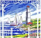 Click for more details of Porch Scene (cross stitch) by Imaginating