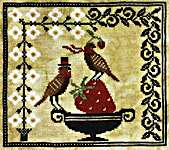 Click for more details of Posh Strawberry Picnic (cross stitch) by Artful Offerings