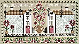 Click for more details of Posy Manor (cross stitch) by Shannon Christine