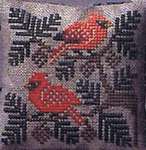Click/tap for more details of Prairie Birds (cross stitch) by The Prairie Schooler