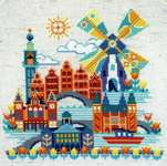 Click for more details of Pretty Little Amsterdam (cross stitch) by Satsuma Street