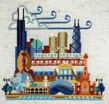 Click for more details of Pretty Little Chicago (cross stitch) by Satsuma Street