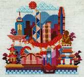 Click for more details of Pretty Little Hong Kong (cross stitch) by Satsuma Street