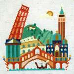 Click/tap for more details of Pretty Little Italy (cross stitch) by Satsuma Street