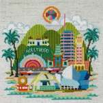 Click/tap for more details of Pretty Little Los Angeles (cross stitch) by Satsuma Street
