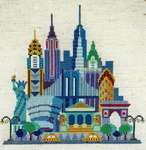 Click for more details of Pretty Little New York (cross stitch) by Satsuma Street