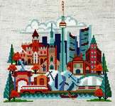 Click for more details of Pretty Little Toronto (cross stitch) by Satsuma Street