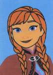 Click for more details of Princess Anna (tapestry) by Disney by Vervaco