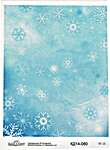 Click for more details of Printed Aida - Snowflakes on Blue (fabric) by MP Studios